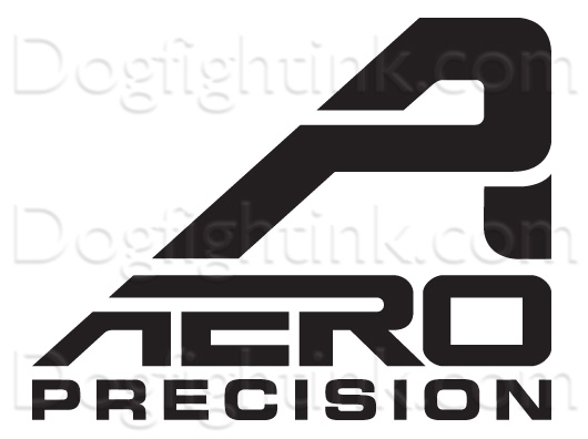 NEW Aero Precision Sticker Decal Black & Gray 